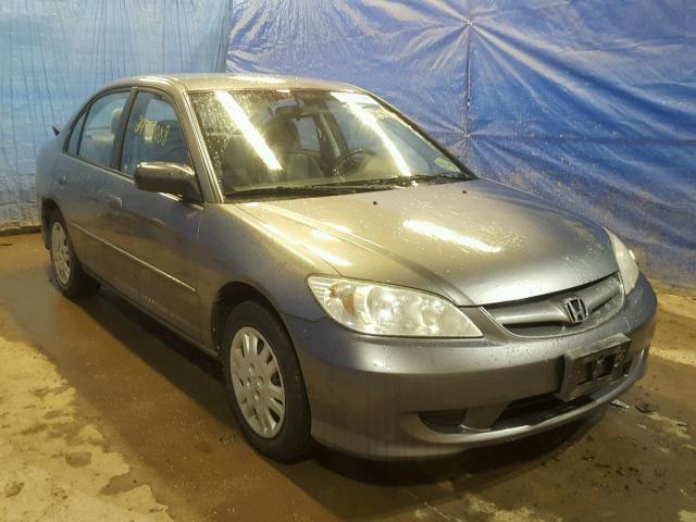 2HGES16534H633636 - 2004 HONDA CIVIC LX GRAY photo 1