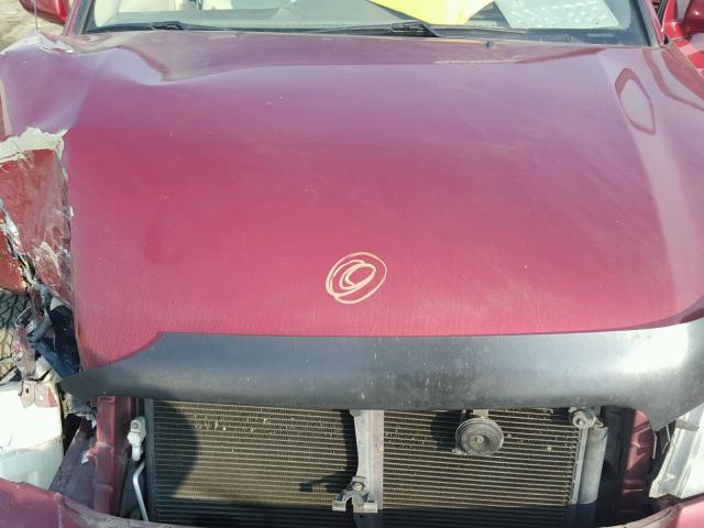 JTEGD21A440079633 - 2004 TOYOTA HIGHLANDER RED photo 7