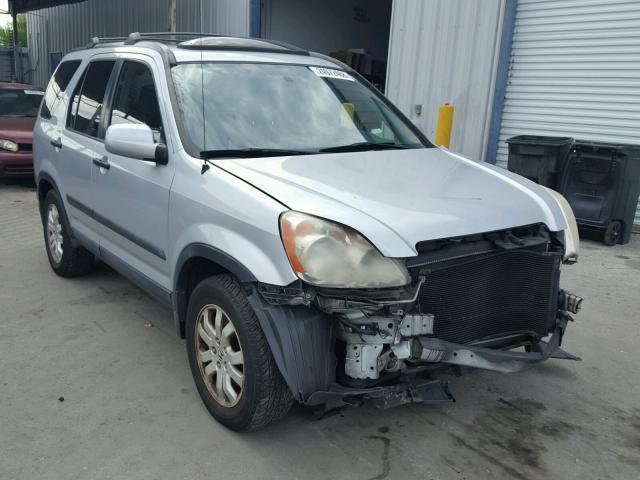 SHSRD78845U302035 - 2005 HONDA CR-V EX SILVER photo 1