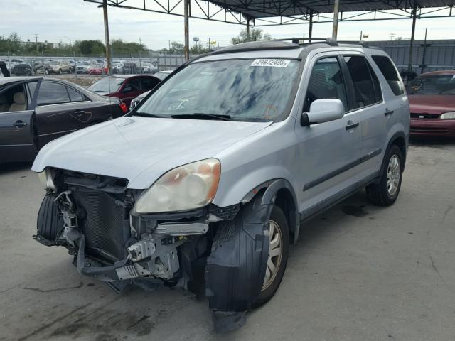 SHSRD78845U302035 - 2005 HONDA CR-V EX SILVER photo 2