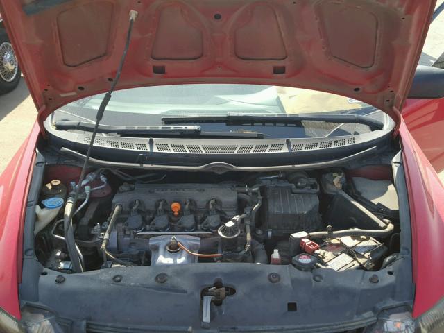 2HGFG1B88AH519309 - 2010 HONDA CIVIC EX წითელი ფოტო 7