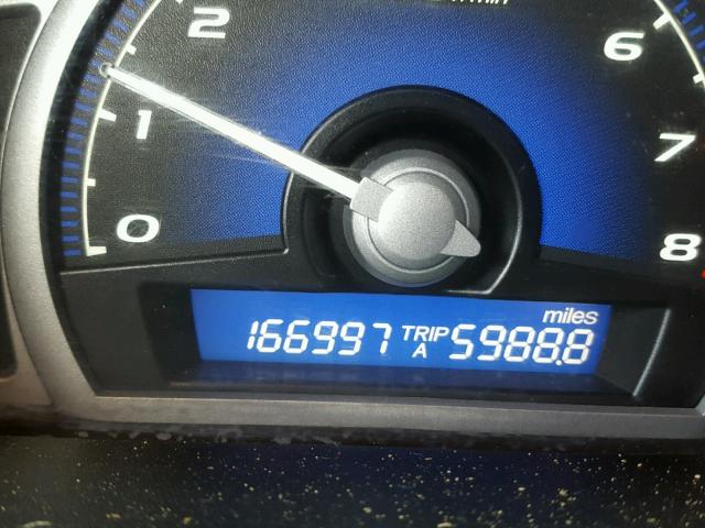 2HGFG1B88AH519309 - 2010 HONDA CIVIC EX წითელი ფოტო 8