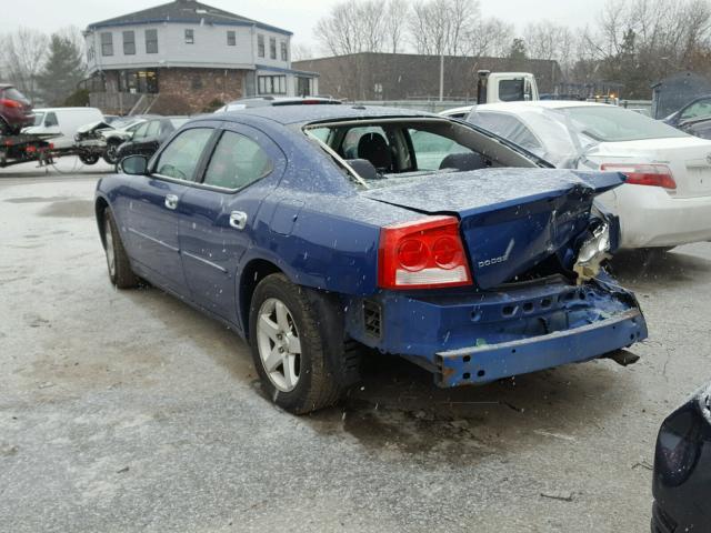 2B3CA3CV3AH311830 - 2010 DODGE CHARGER SX BLUE photo 3