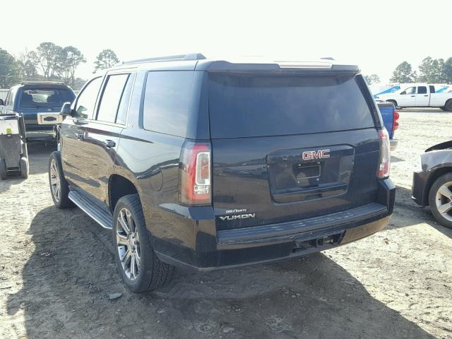 1GKS1BKC3FR267666 - 2015 GMC YUKON SLT BLACK photo 3