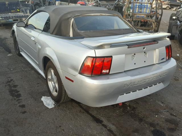 1FAFP444X3F419166 - 2003 FORD MUSTANG SILVER photo 3