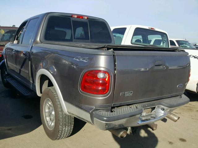 1FTRW08L43KB60721 - 2003 FORD F150 SUPER GRAY photo 3