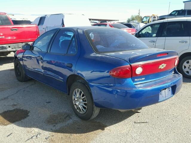 1G1JC52FX47189384 - 2004 CHEVROLET CAVALIER BLUE photo 3