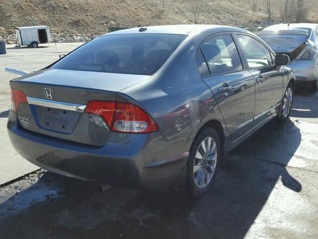 19XFA1F98BE003306 - 2011 HONDA CIVIC EXL GRAY photo 4