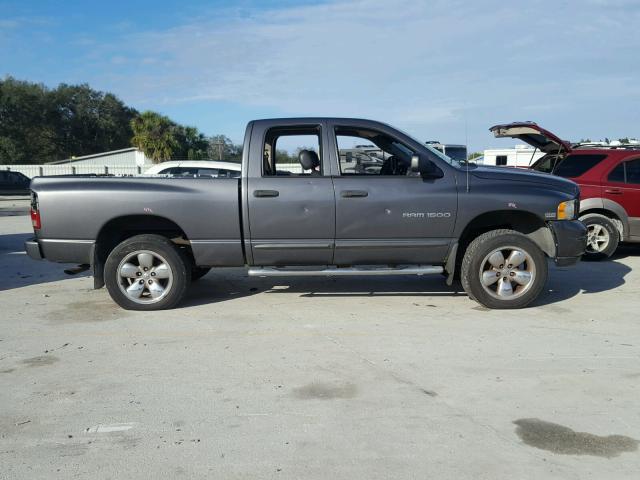 1D3HU18D24J217903 - 2004 DODGE RAM 1500 S GRAY photo 9