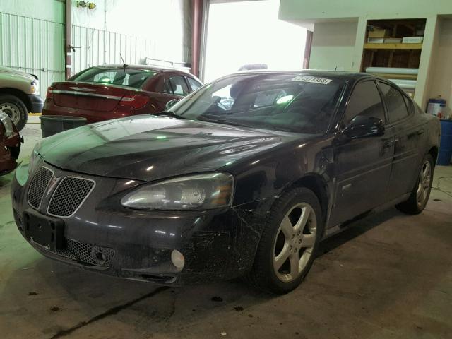 2G2WC55C581170473 - 2008 PONTIAC GRAND PRIX BLACK photo 2
