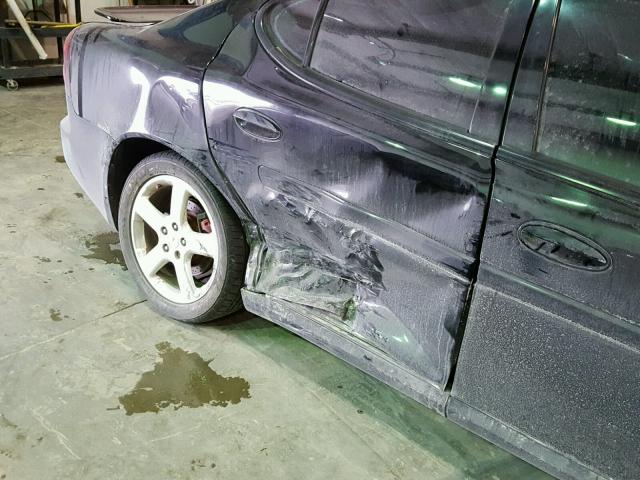 2G2WC55C581170473 - 2008 PONTIAC GRAND PRIX BLACK photo 9