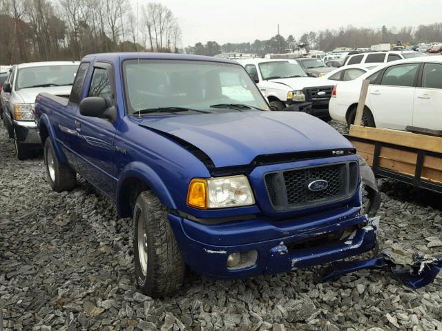 1FTYR14U14PB49185 - 2004 FORD RANGER SUP BLUE photo 1