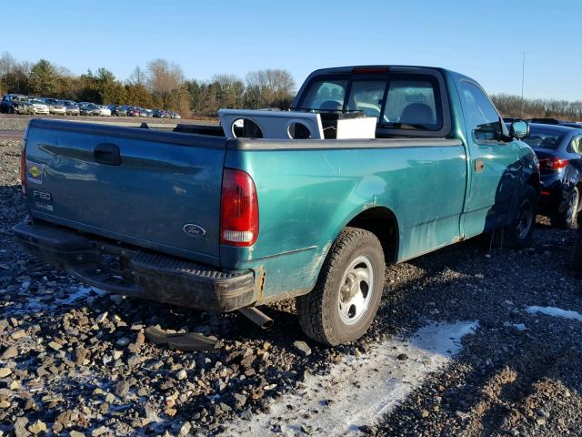 1FTZF1720WNB81244 - 1998 FORD F150 GREEN photo 4