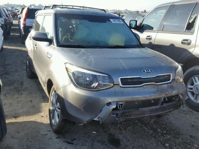 KNDJP3A51F7191035 - 2015 KIA SOUL + GRAY photo 1