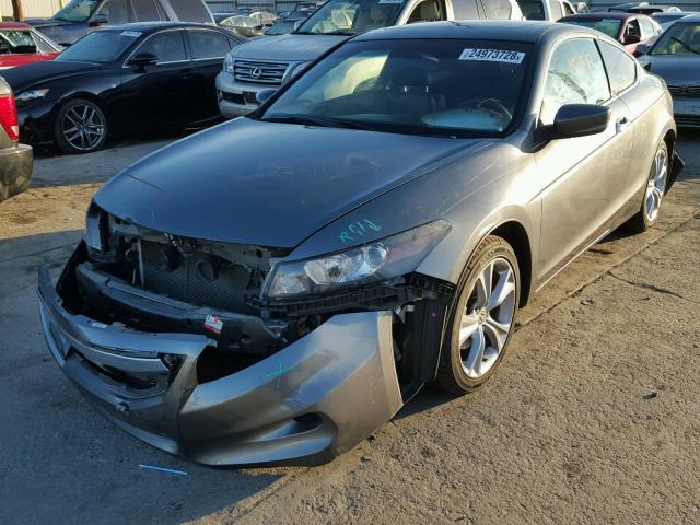 1HGCS2A89CA000375 - 2012 HONDA ACCORD EXL GRAY photo 2