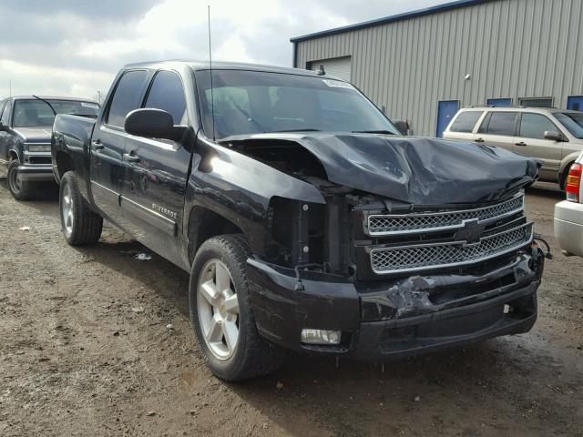 3GCPCSE07BG162135 - 2011 CHEVROLET SILVERADO BLACK photo 1