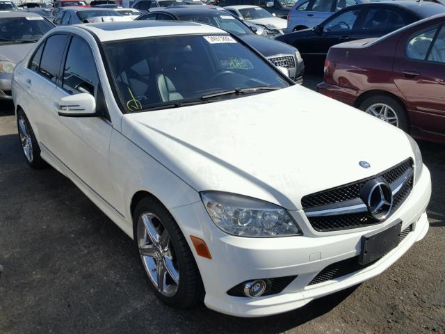 WDDGF5EB8AR101942 - 2010 MERCEDES-BENZ C 300 WHITE photo 1