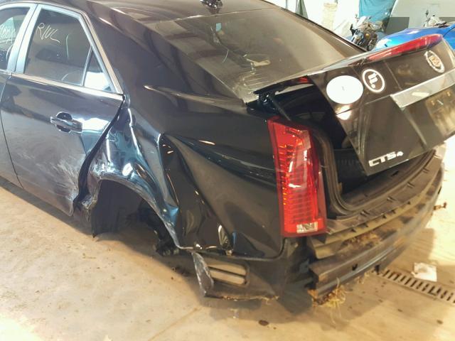 1G6DC5E57C0108794 - 2012 CADILLAC CTS BLACK photo 9