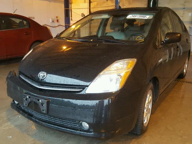 JTDKB20UX83379505 - 2008 TOYOTA PRIUS BLACK photo 2