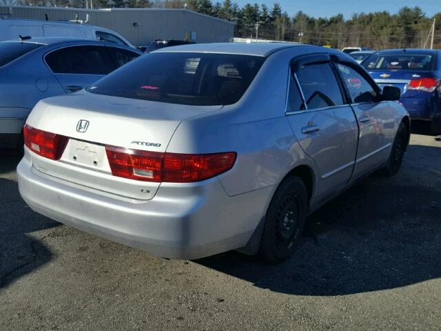 1HGCM56445A157137 - 2005 HONDA ACCORD LX SILVER photo 4