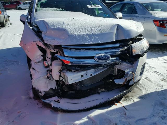 2FMDK4JC0DBA73266 - 2013 FORD EDGE SEL WHITE photo 9