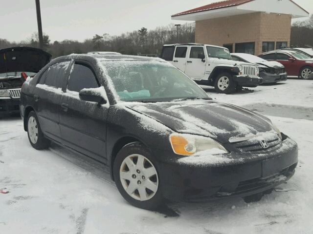 2HGES257X1H604445 - 2001 HONDA CIVIC EX შავი ფოტო 1