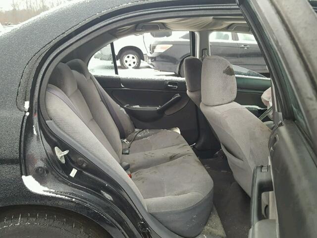 2HGES257X1H604445 - 2001 HONDA CIVIC EX შავი ფოტო 6