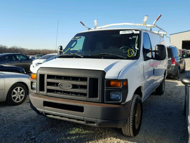 1FTNE14W99DA86653 - 2009 FORD ECONOLINE WHITE photo 2