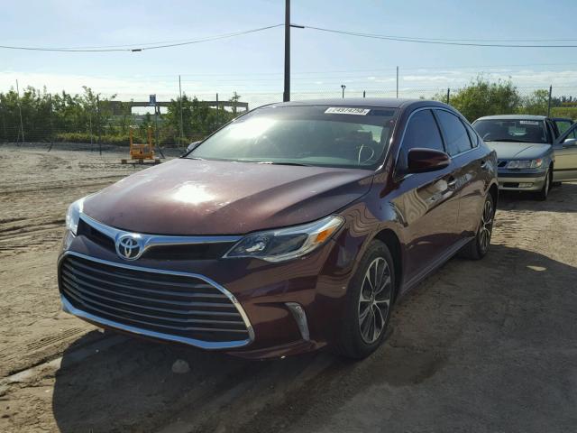4T1BK1EB0GU196118 - 2016 TOYOTA AVALON XLE BURGUNDY photo 2