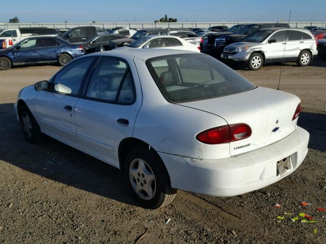 1G1JC524427193944 - 2002 CHEVROLET CAVALIER B WHITE photo 3