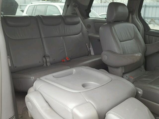 5TDZA22C06S396265 - 2006 TOYOTA SIENNA XLE SILVER photo 6