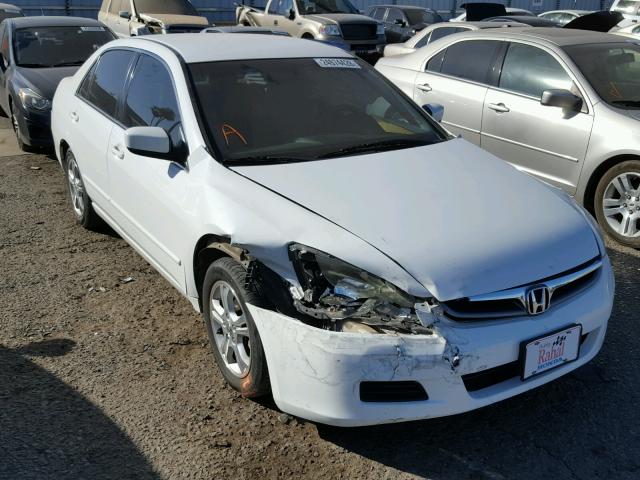 1HGCM56316A042035 - 2006 HONDA ACCORD SE WHITE photo 1