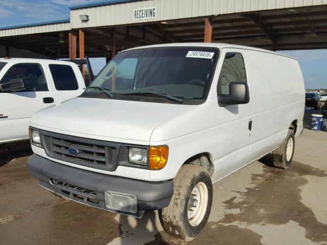 1FTNE24W17DA99707 - 2007 FORD ECONOLINE WHITE photo 2