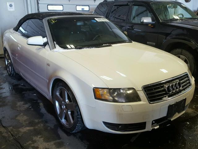 WAUBC48H06K003122 - 2006 AUDI A4 S-LINE WHITE photo 1