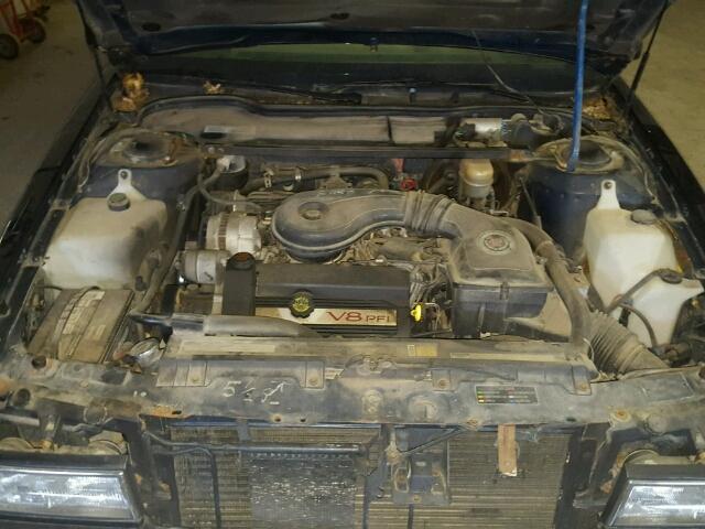 1G6CD53BXN4254460 - 1992 CADILLAC DEVILLE BLUE photo 7