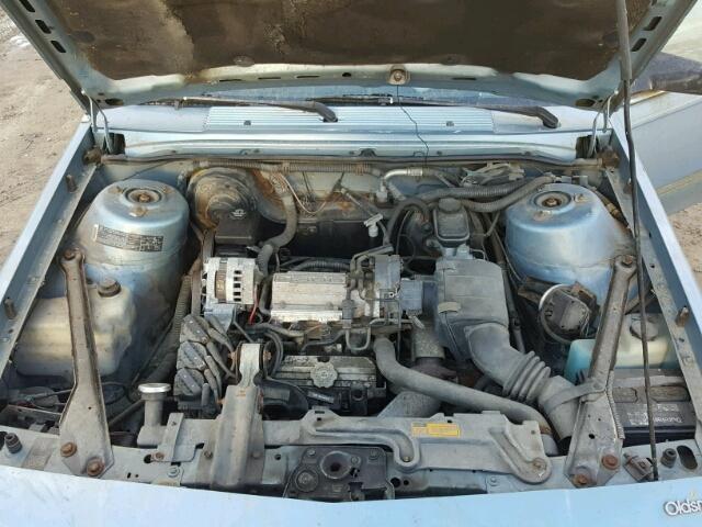 1G3AG54N3P6301162 - 1993 OLDSMOBILE CUTLASS CI BLUE photo 7