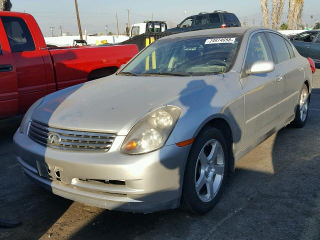 JNKCV51E74M106996 - 2004 INFINITI G35 SILVER photo 2