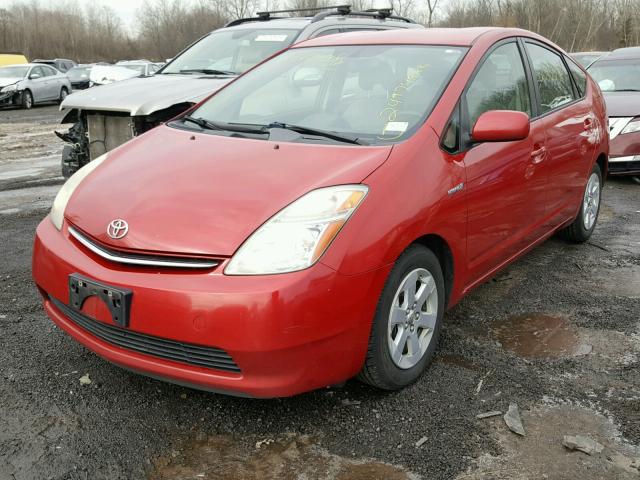 JTDKB20U177663452 - 2007 TOYOTA PRIUS RED photo 2