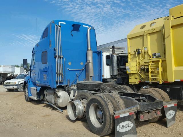 1XP7DB9X05D874569 - 2005 PETERBILT 387 BLUE photo 3