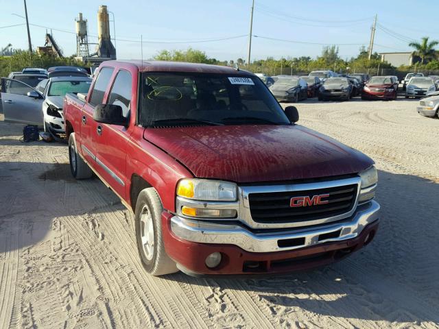 2GTEC13Z061350125 - 2006 GMC NEW SIERRA MAROON photo 1