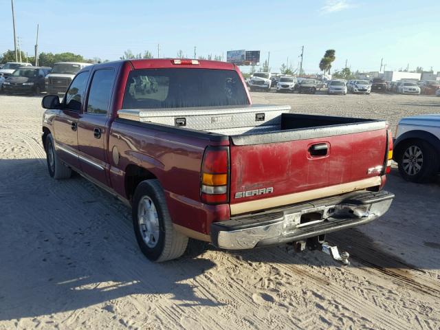 2GTEC13Z061350125 - 2006 GMC NEW SIERRA MAROON photo 3