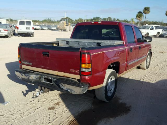 2GTEC13Z061350125 - 2006 GMC NEW SIERRA MAROON photo 4