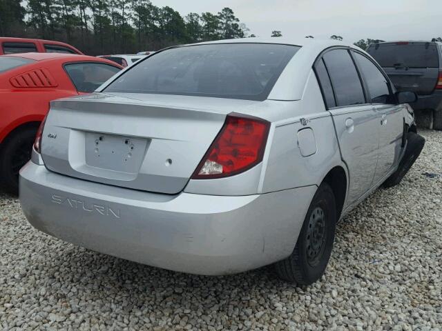 1G8AZ52F05Z114876 - 2005 SATURN ION LEVEL SILVER photo 4