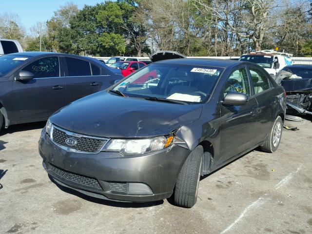 KNAFU4A25C5585782 - 2012 KIA FORTE EX BROWN photo 2