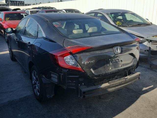 2HGFC2F59GH556282 - 2016 HONDA CIVIC LX BLACK photo 3