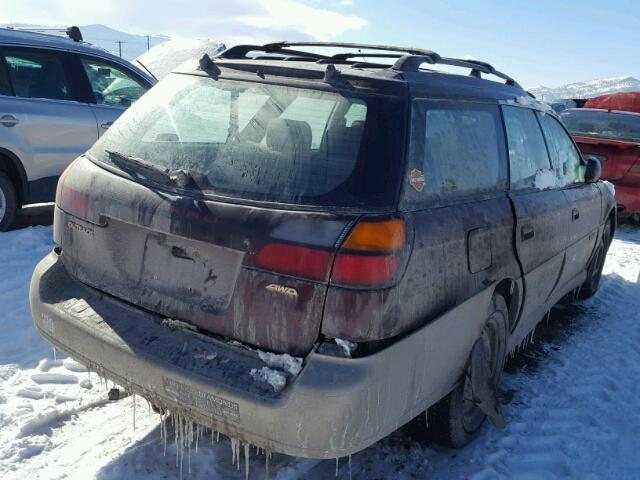 4S3BH675717668778 - 2001 SUBARU LEGACY OUT MAROON photo 4