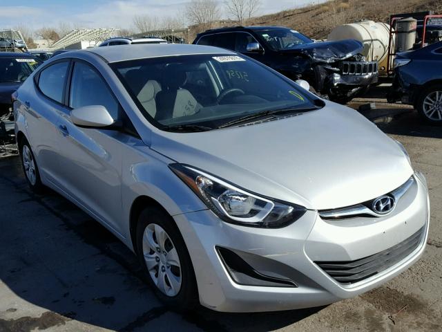 5NPDH4AE1GH696733 - 2016 HYUNDAI ELANTRA SE GRAY photo 1