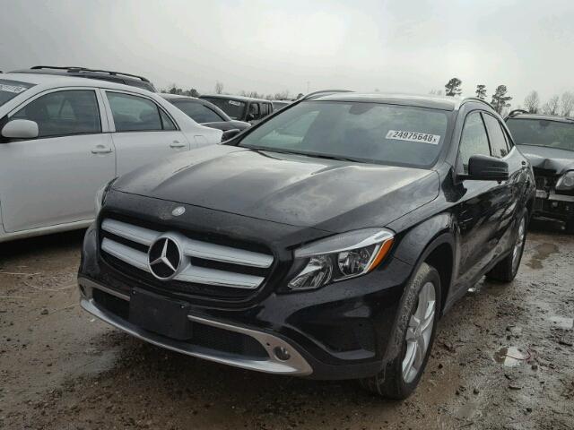 WDCTG4EB3FJ140972 - 2015 MERCEDES-BENZ GLA 250 BLACK photo 2