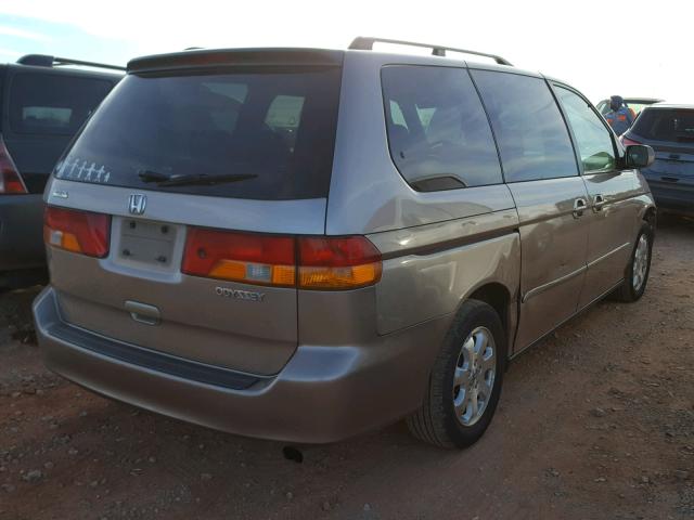 5FNRL18624B102176 - 2004 HONDA ODYSSEY EX GOLD photo 4