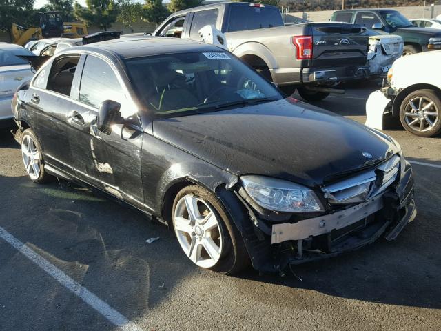 WDDGF5EB8AR087508 - 2010 MERCEDES-BENZ C 300 BLACK photo 1